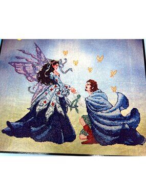 The Proposal Cross-Stitch Chart With Beads By Enchanting Lair EL-85 Fantasy